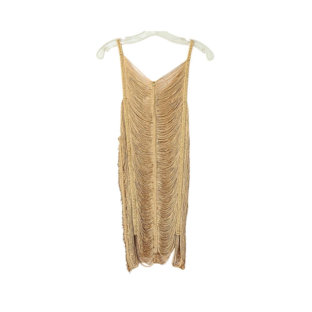 Handmade Raffia Dress - Gold - O/S - Picture 2 of 3